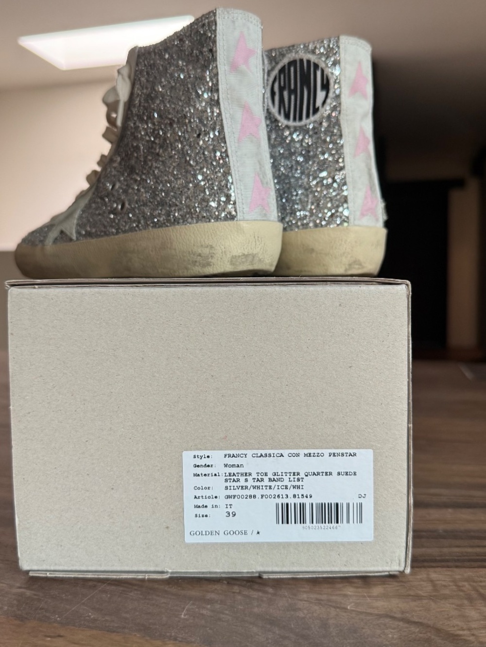 Golden Goose Francy size 39 LIKE NEW WITH BOX! - Picture 7 of 11
